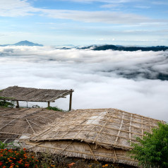 Traditional Mizo Huts