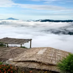 Traditional Mizo Huts